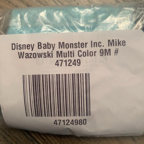 NWT DISNEY BABY MONSTERS INC. MIKE WAZOWSKI "MY 1ST BIRTHDAY" ONE PIECE 9 MTHS. - Picture 3 of 4
